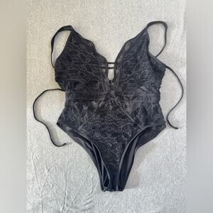 BECCA Black Lace Swimsuit | XL